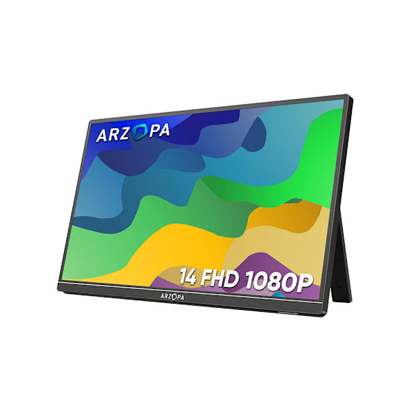Arzopa 14" kannettava näyttö Full HD:lla ja USB-C-liitännällä v