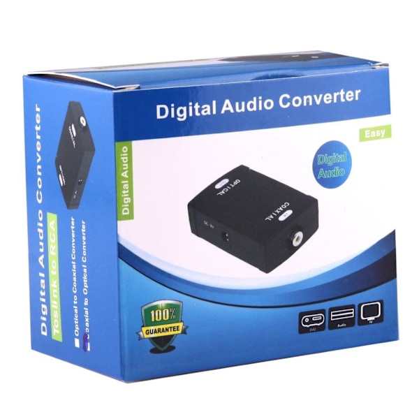 Optisk Toslink adapter till Koaxial RCA