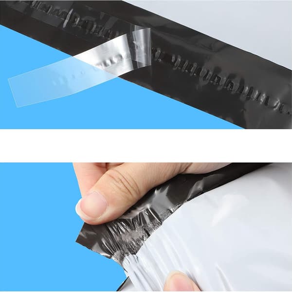 E-handelspåsar 50-pack / fraktpåsar i PE / postpåsar i 5 storle