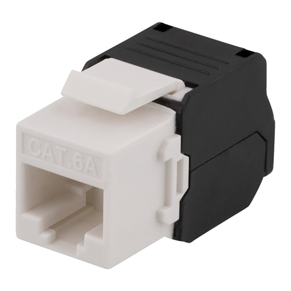 Deltaco Cat6A Keystone-uttag