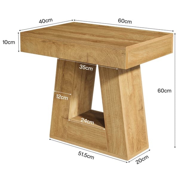 Sengebord 60 x 40 x 60 cm / moderne natbord / sidebord / aflast