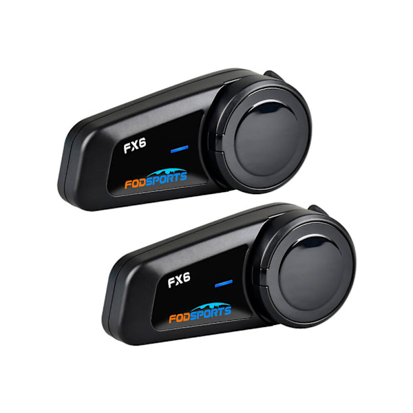 Fodsports intercom headset för motorcykel – 2-pack med Bluetoot