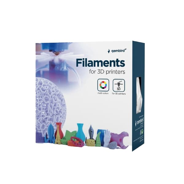 PLA-filament til 3D-printere 1,75 mm 1 kg - Sort