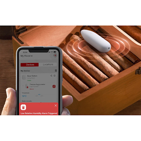 X-Sense STH51 smart termometer og hygrometer med Alexa-understø