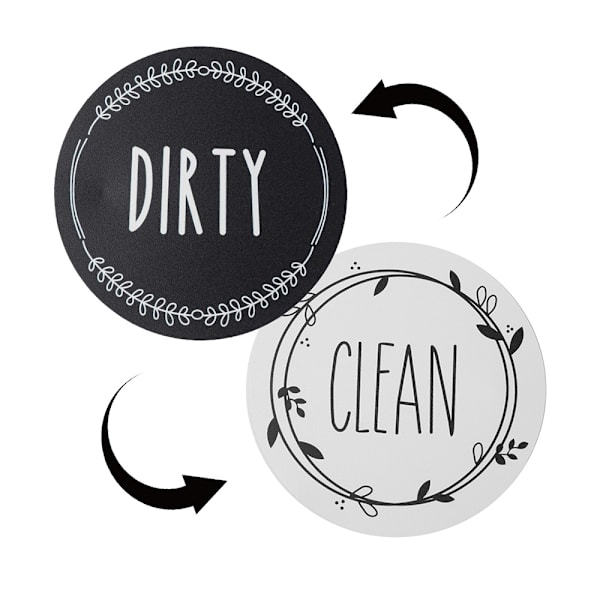 Diskmaskinsmagnet med Dirty / Clean-indikator