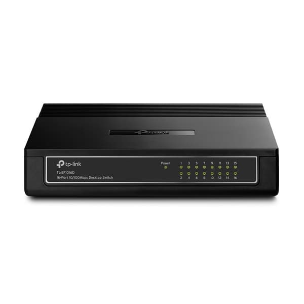 TP-Link TL-SF1016D netværksswitch / 16-port Fast Ethernet-switc