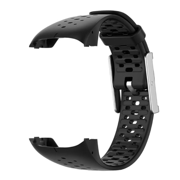 Silikone armbånd til Polar M400 / M430 - Sort