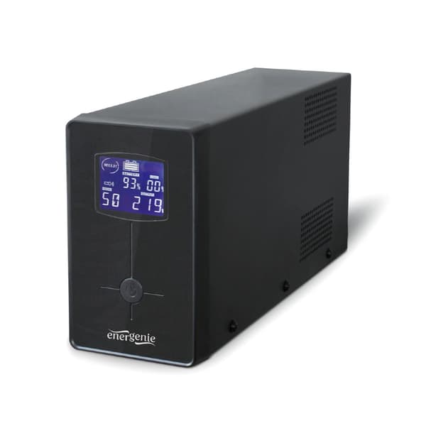 UPS Strömförsörjning 850 VA med LED-display och USB
