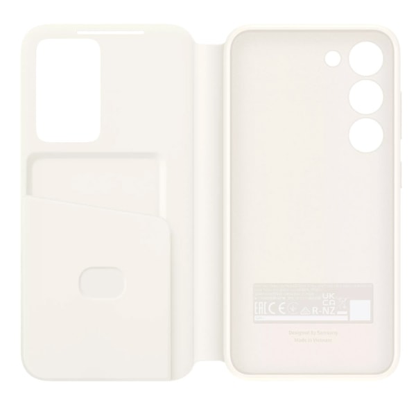 Samsung Smart View Wallet Case till Galaxy S23 - Cream