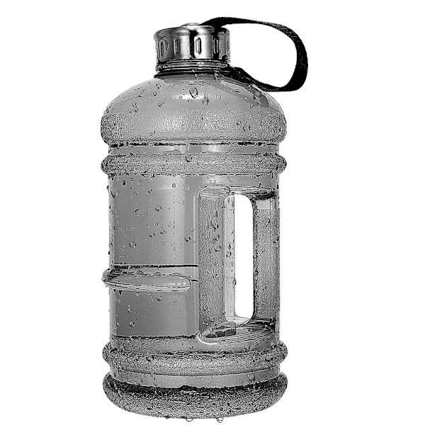 2.2L urheilupullo kahvalla - kirkas/musta