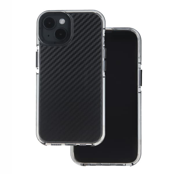Bagcover til Samsung Galaxy S24 FE - kulfiber/Sort