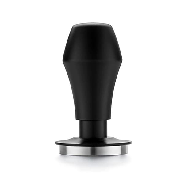 Kaffetamper 58 mm med fjäderbelastning / tamper med plan bas /
