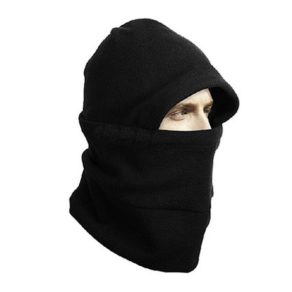 Balaklava / Skidmask Svart Fleece