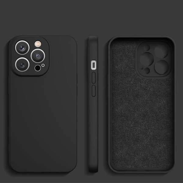 Silikonikotelo Samsung Galaxy A15 - musta