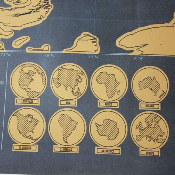 Scratch map världskarta