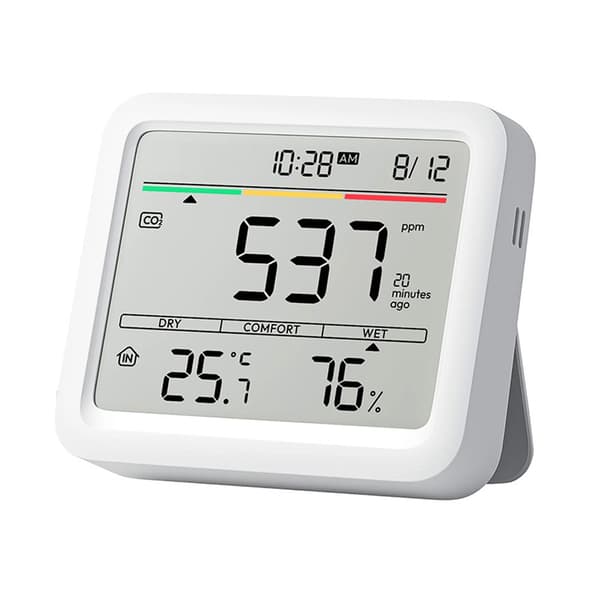 SwitchBot Ilmanlaadun Mittari – CO₂-seuranta, NDIR-anturi, USB-