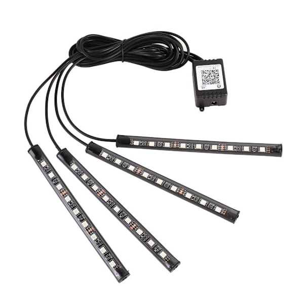 4 stk LED-strips til bilindretning