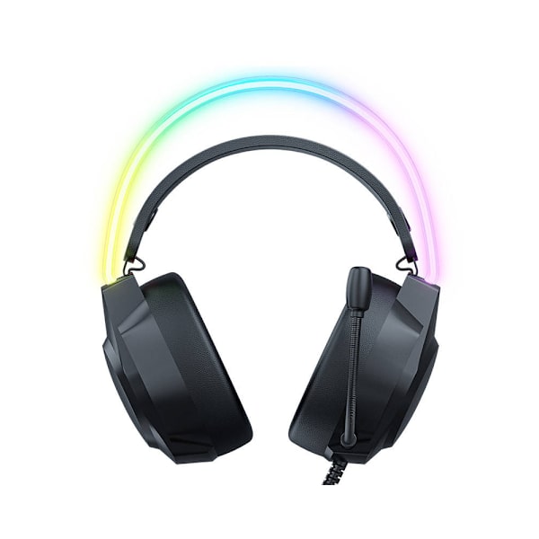 Onikuma X26 gamingheadset med LED och brusreducerande mikrofon