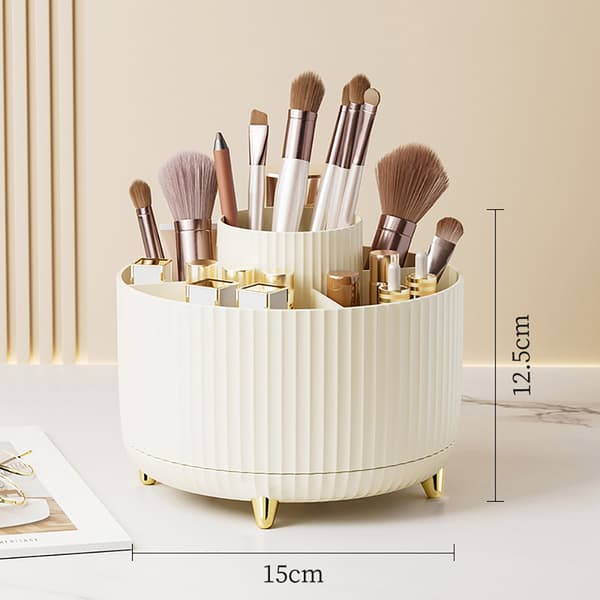 Sminkställ offwhite / sminkorganizer / makeupförvaring / hållar