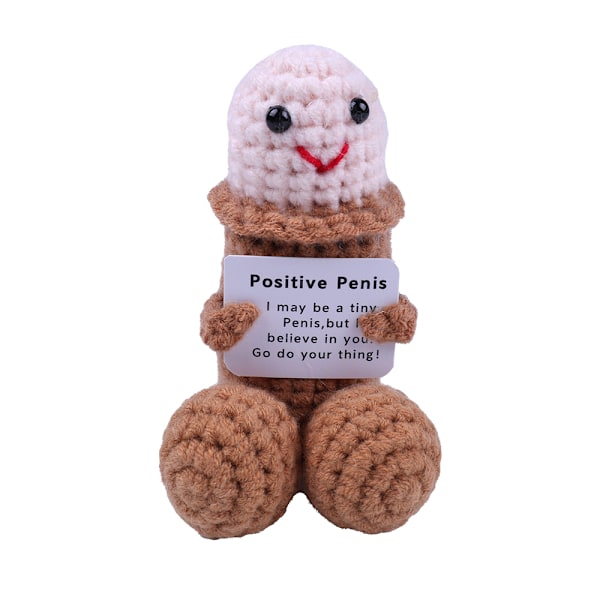 Strikket positiv penis