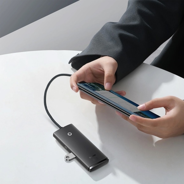 Baseus Lite Series USB-hub med 4 porte - USB-A til 4xUSB-A 3.0