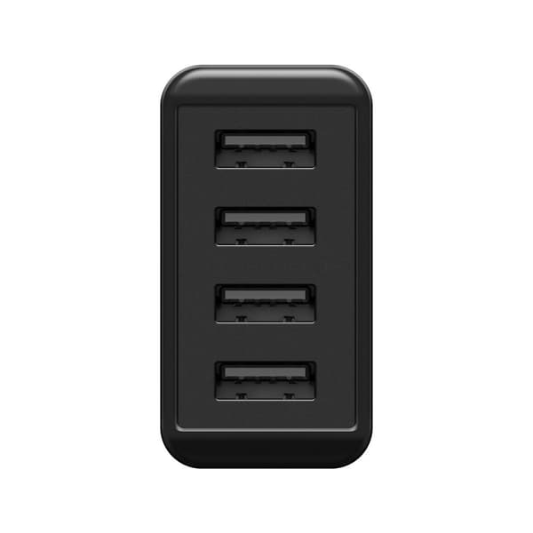 Goobay USB-laddare 30W med 4xUSB - Svart