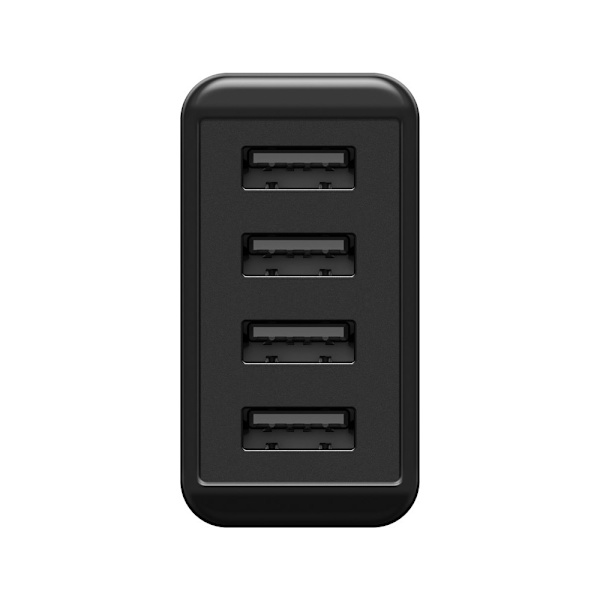 Goobay USB oplader 30W med 4xUSB - Sort