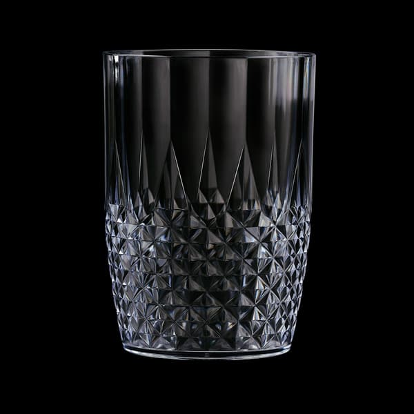 Dricksglas plast 6-pack / vattenglas 400 ml / glas för juice oc