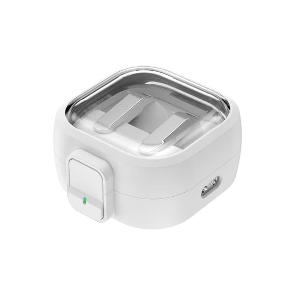 Hörlursfodral med snäpplås för Galaxy Buds4/Buds4 Pro - Vit