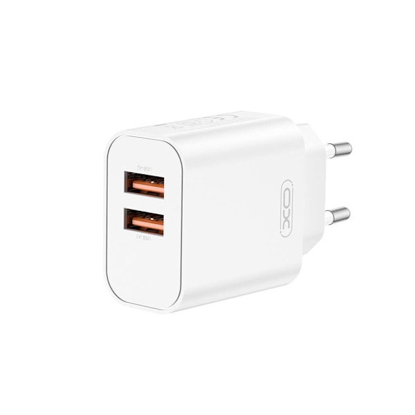 XO USB-laturi, jossa on 2xUSB 2.4A