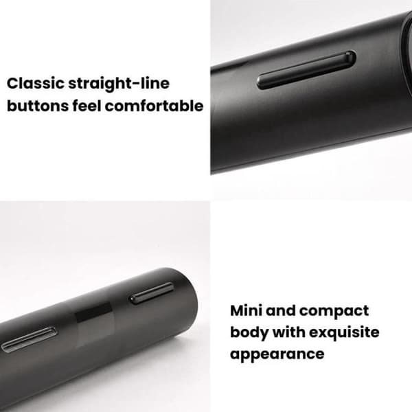 Elektrisk vinöppnare med kompakt design