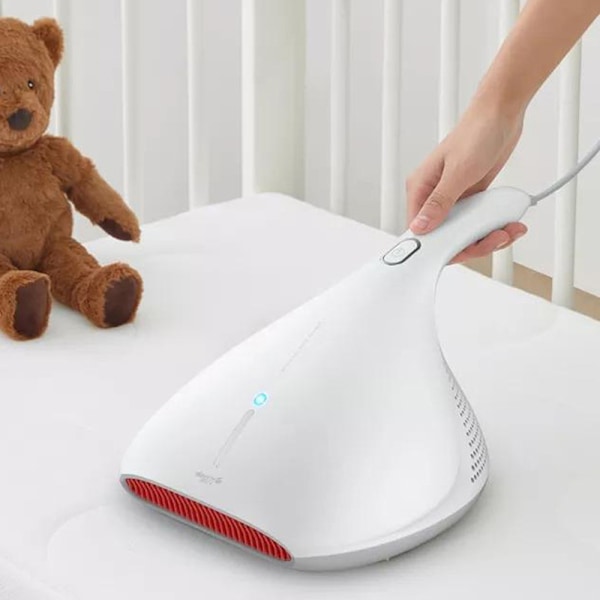 Handdammsugare med UV-ljus och hög sugkraft Vit