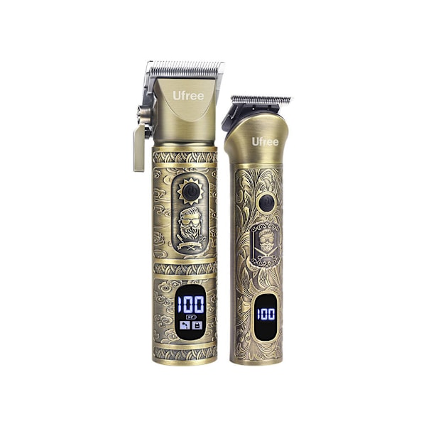Ufree grooming kit med batteridrevet klippemaskine og diverse t