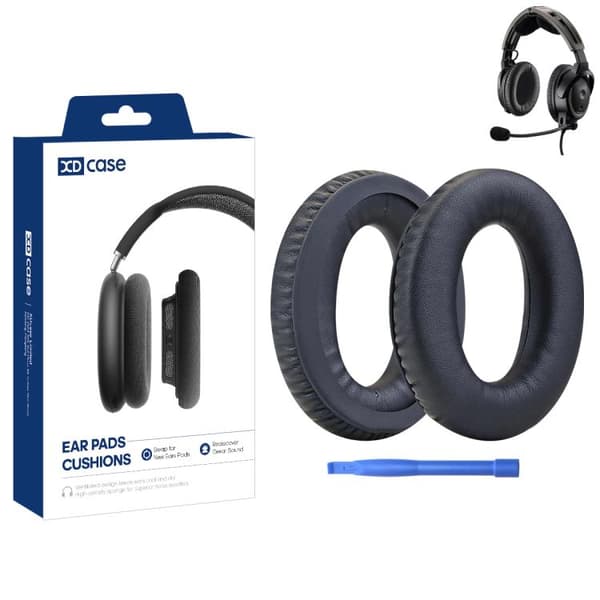 Öronkuddar i konstläder för Bose Aviation Headset X/A10/A20 - S