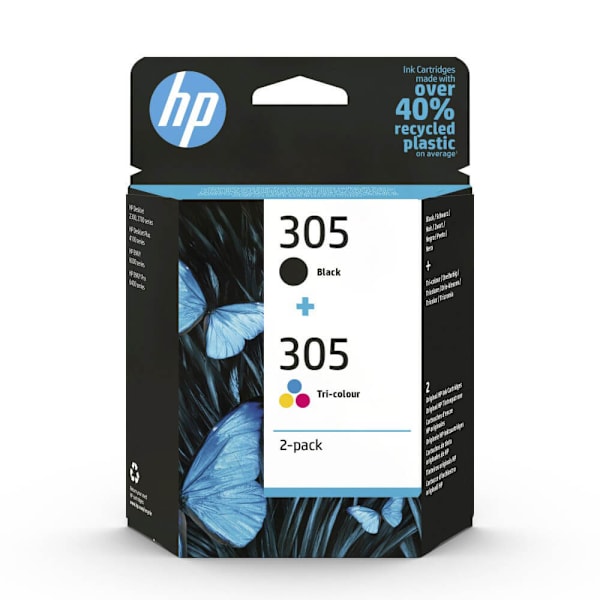 HP 305 Mustepatruuna Multipack