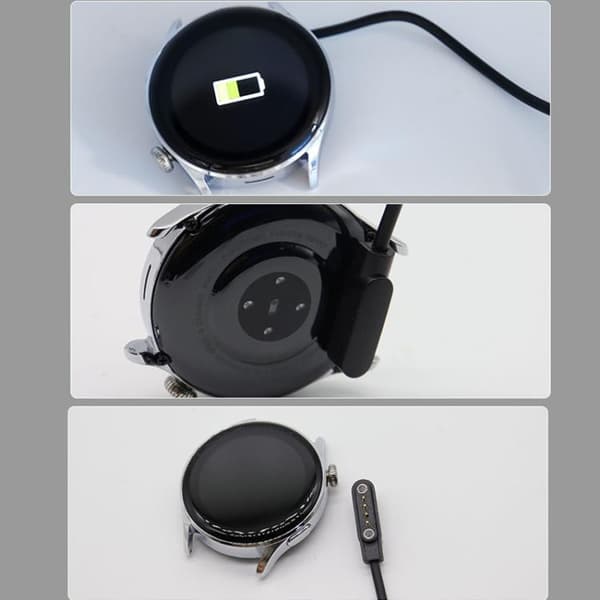 Magneettinen USB-latauskaapeli älykelloille 60 cm – Musta