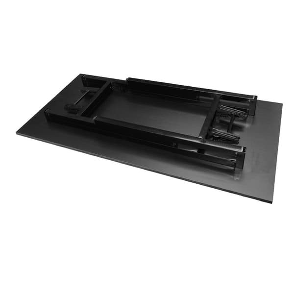 Hopfällbart bord 120×60×75 cm / fällbart skrivbord med stålram