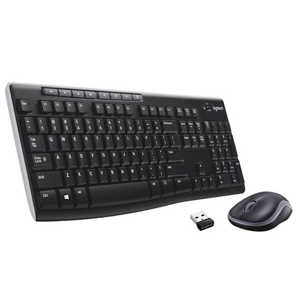 Logitech Wireless Combo MK270 Yhdysvaltain versio musta