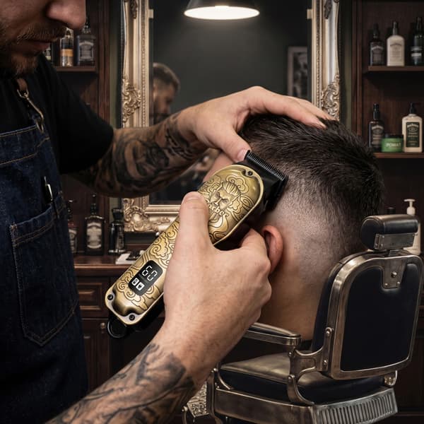 Adler Barber professionel hårklipper / hårtrimmer med Black Dia