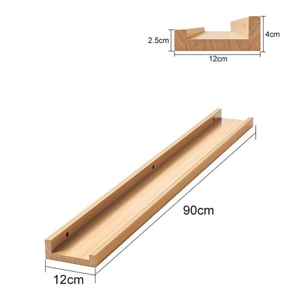 Tavelhylla i furu 90cm