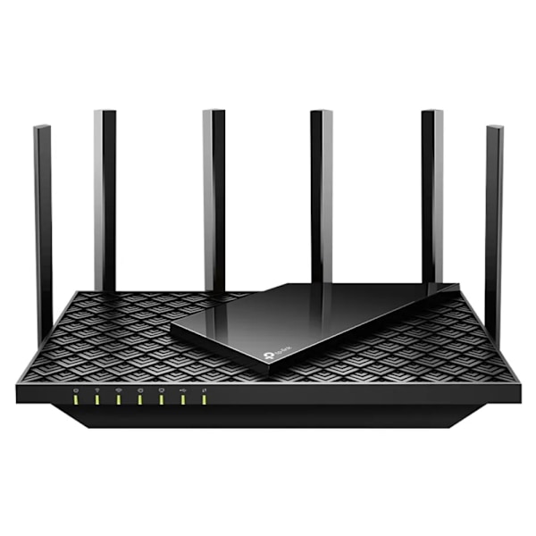 TP-Link Archer AX73 Wi-Fi 6 -reititin, jossa on 5400 Mbit/s ja musta