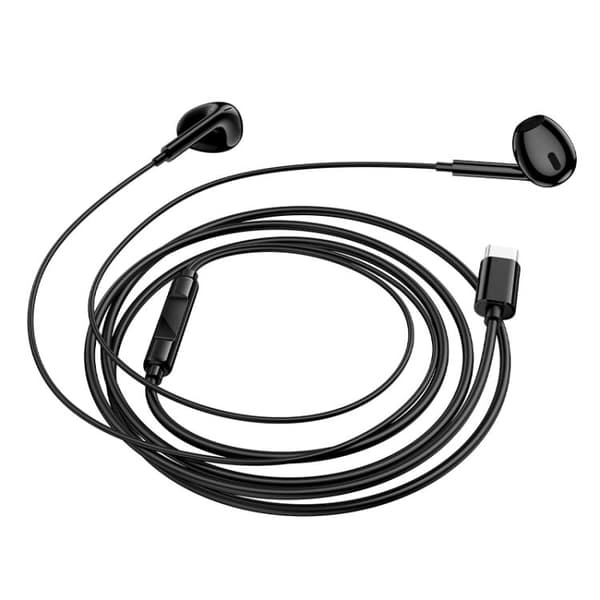 Borofone BM100 In-Ear Headset med USB-C 1,2 m - Sort