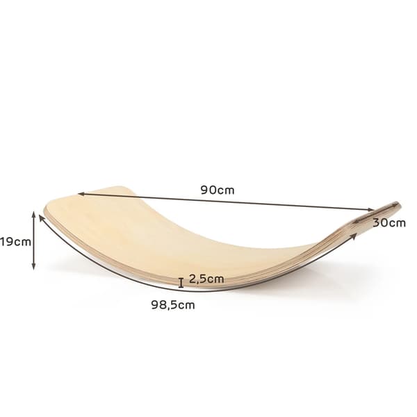 Puinen tasapainolauta 90 cm
