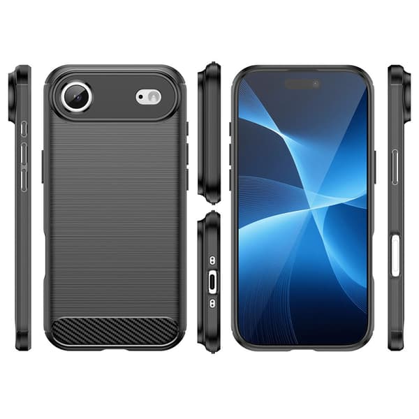 Musta takakuori iPhone 17:lle