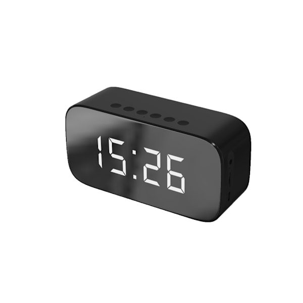 Setty väckarklocka med högtalare och Bluetooth – Svart