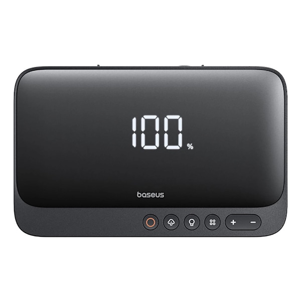 Baseus Super Energy 4i1 600A Powerbank / Kompressor / Lommelygt Sort