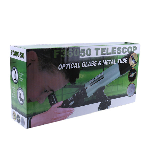 Stort Teleskop / Stjernekikkert med Stativ - 360X50