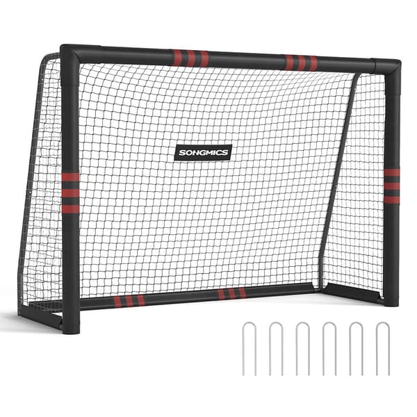 Fotbollsmål 240 x 160 cm / utomhusmål med skumvadderade stålrör