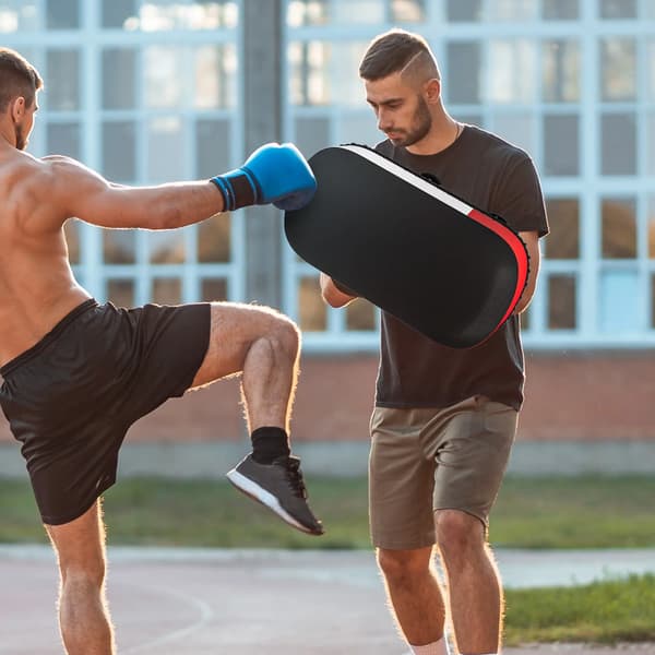 Sparkmitts / kick pads för kampsport / slag- och sparkkudde / M