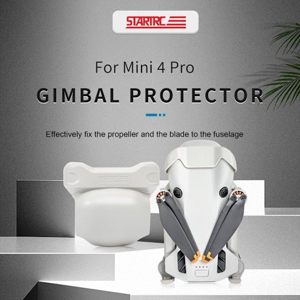 Kameraskydd till DJI Mini 4 Pro - Vit